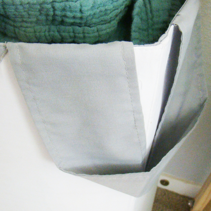 100% handmade rigid fabric baskets. With applications of animal faces and figures. - Image 4