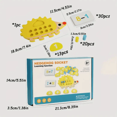 JUEGO ERIZO SUMA Y RESTA - Imagen 3